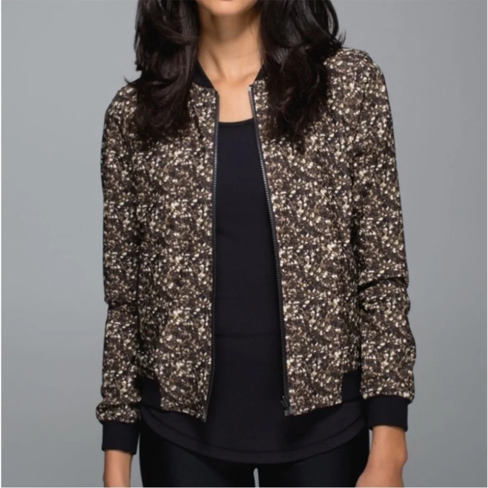 Lululemon Women's Party Bomb Jacket Shimmy Shimmer Multi Reversible